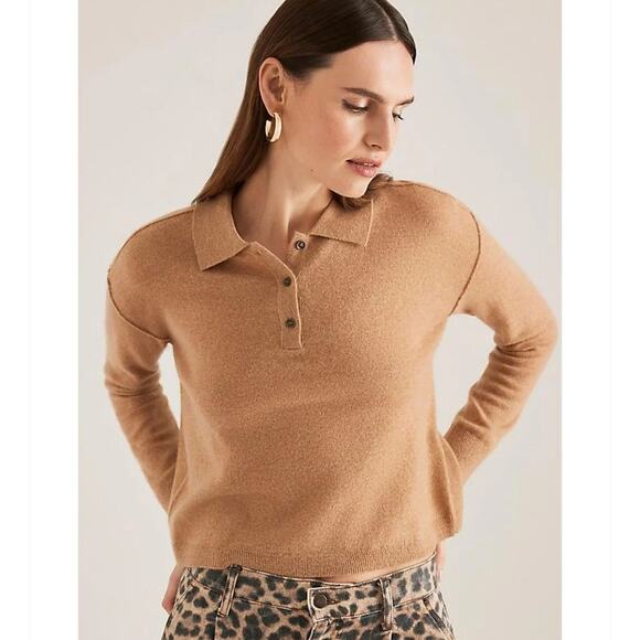 Pilcro Sweaters - Pilcro Anthropologie The Jensen Cashmere Cropped Jumper Sweater